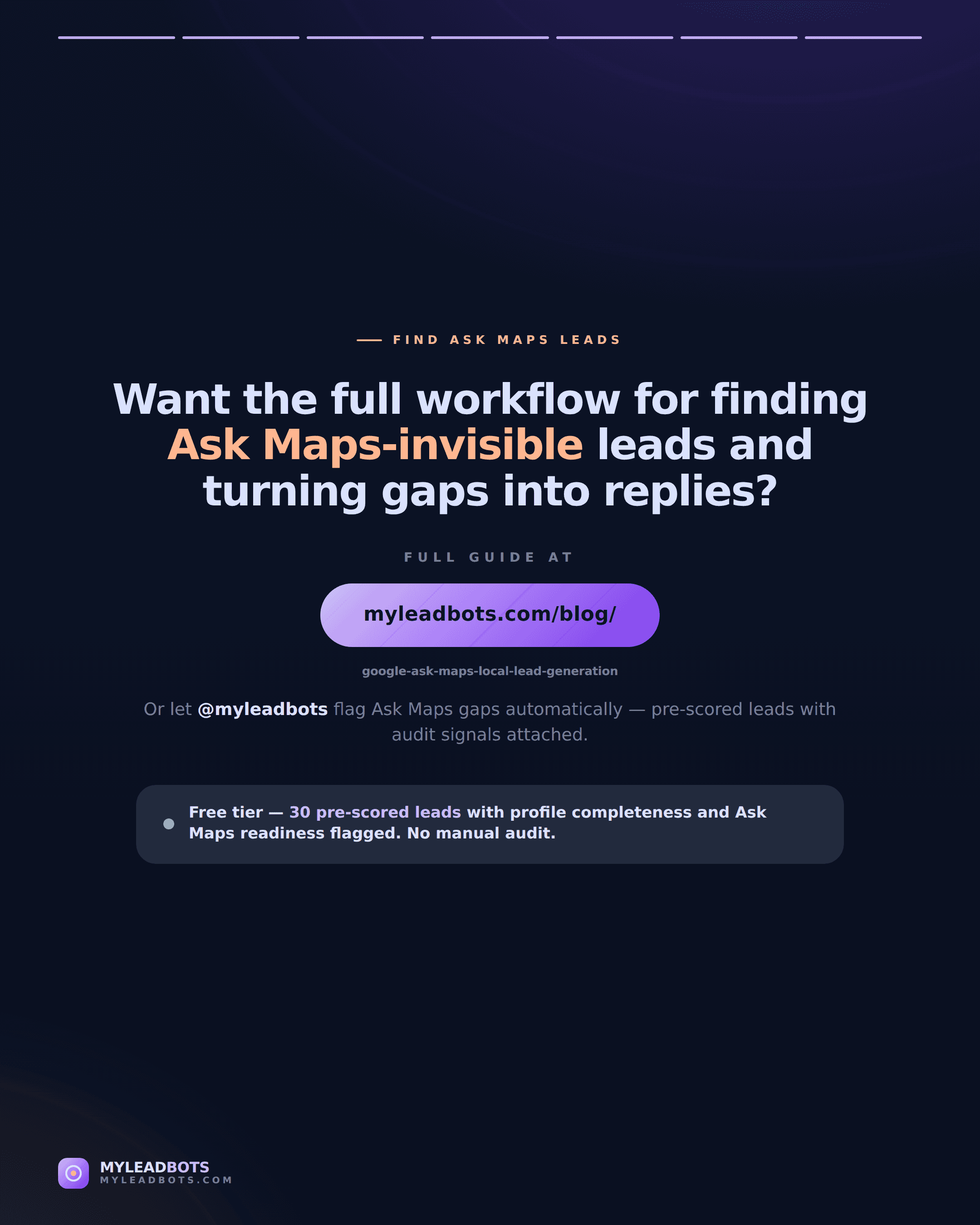Google Ask Maps: The New Lead Signal for Local Agencies (2026) — slide 7