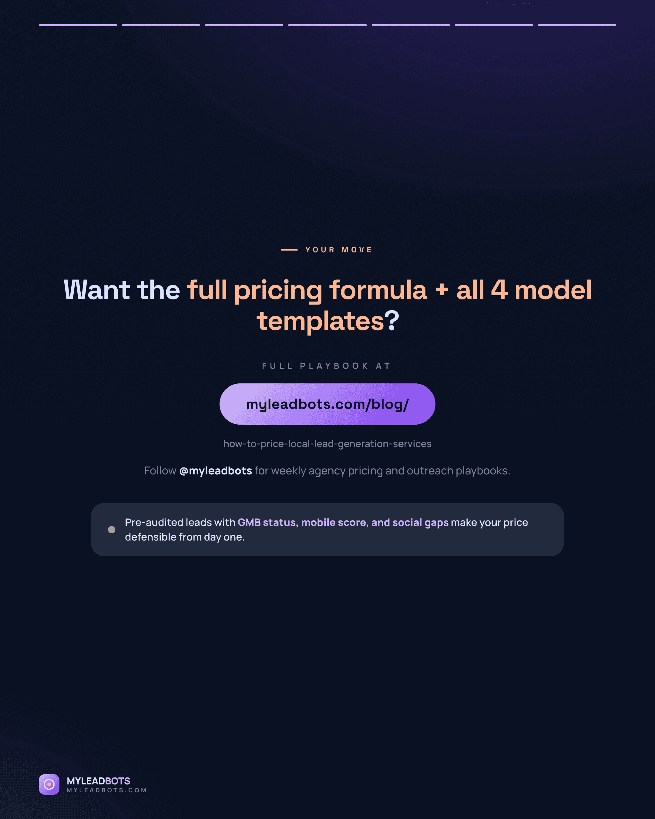 How to Price Local Lead Generation Services (2026 Guide) — slide 7
