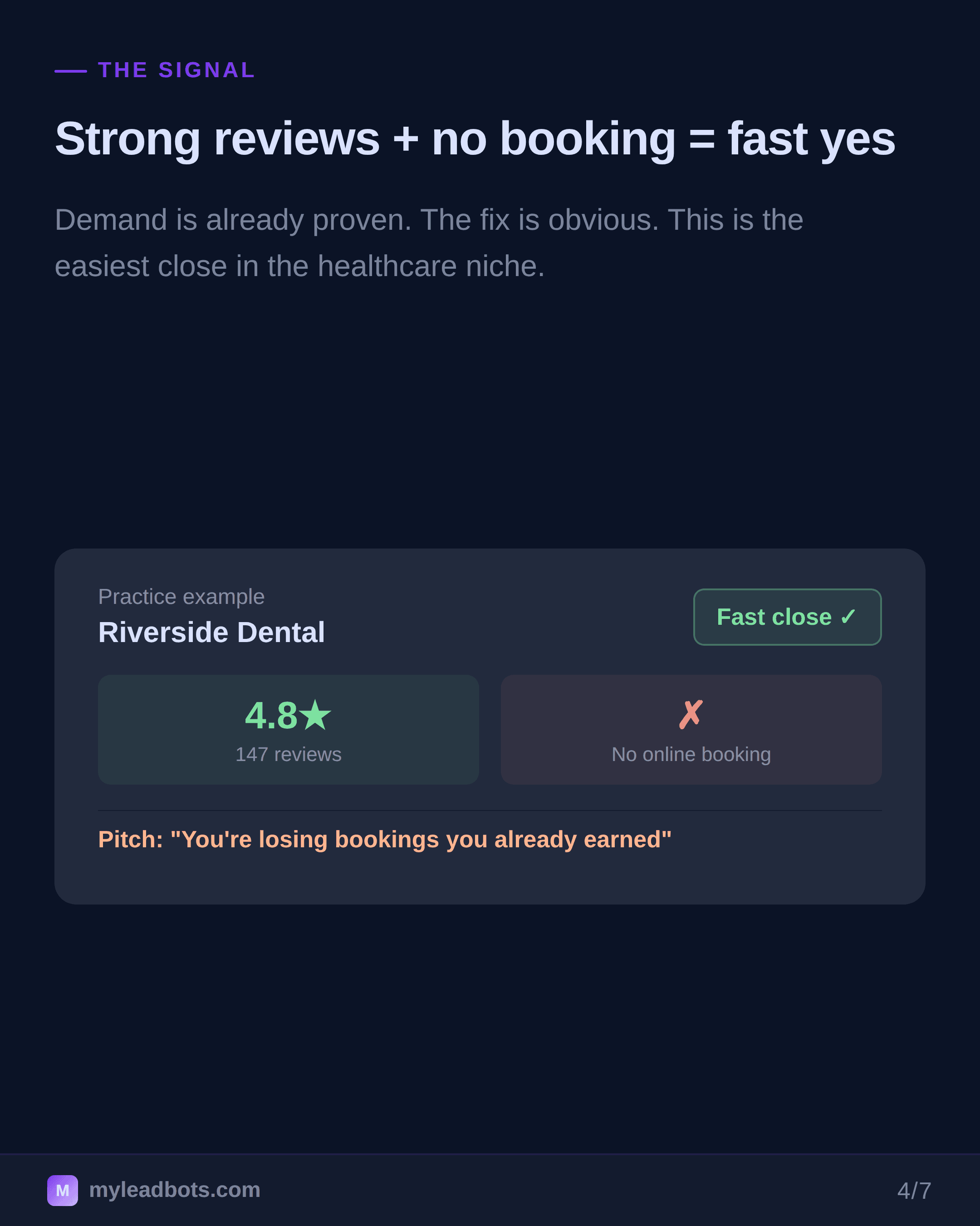 Lead Gen Tool Features for Finding Local Healthcare Clients — slide 4