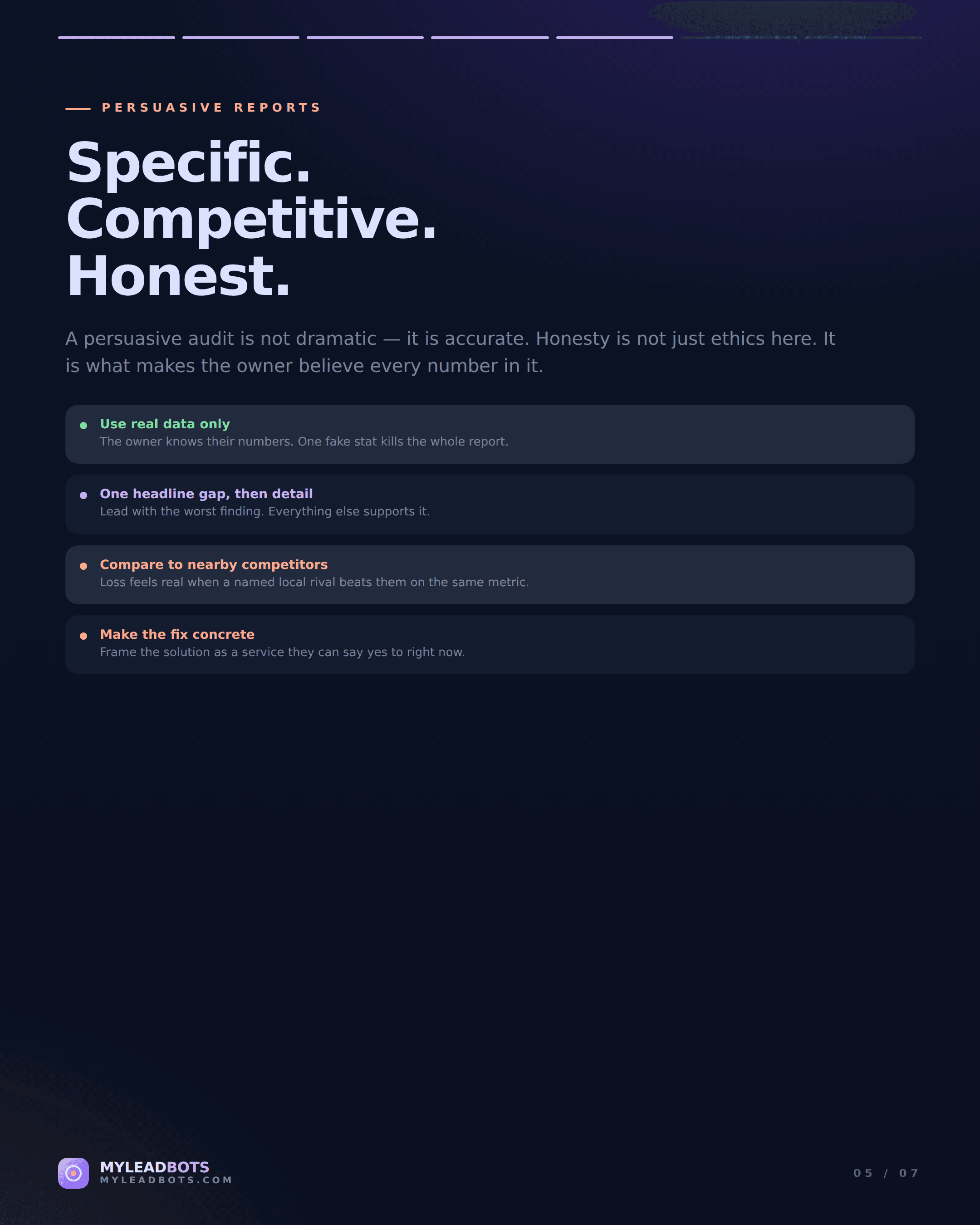 Best Local Business Audit Tools With Client-Ready Reports — slide 5