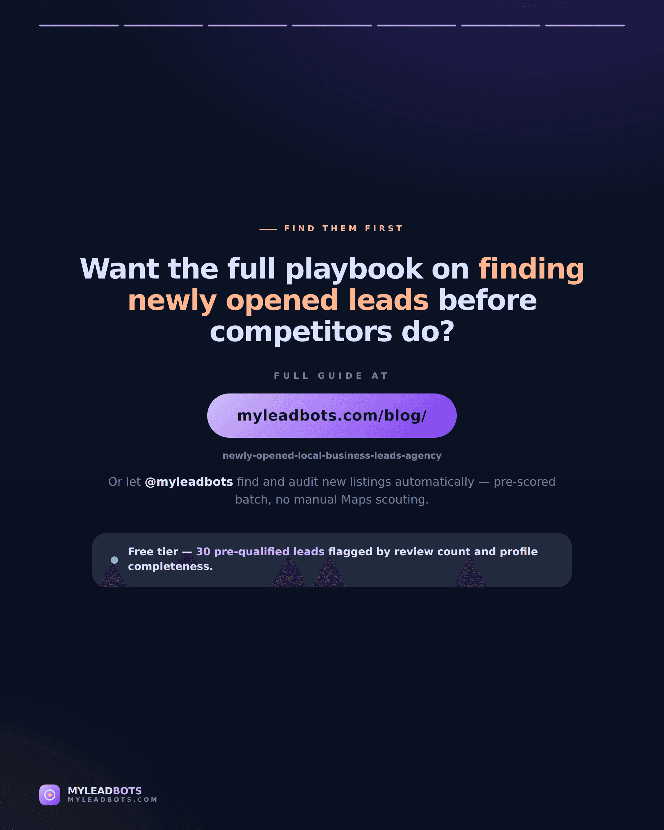 How to Find Newly Opened Local Business Leads (2026) — slide 7