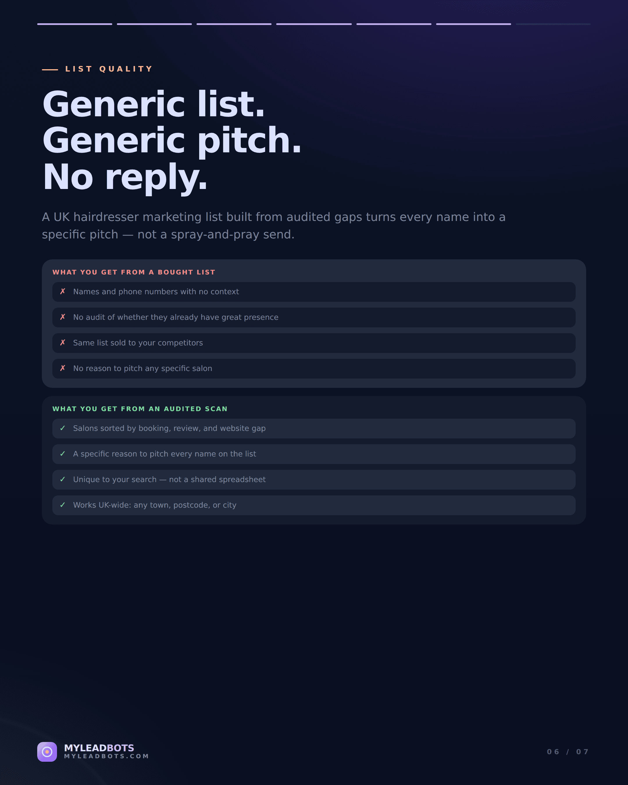 Where to Find a UK Hairdresser Marketing List (2026) — slide 6